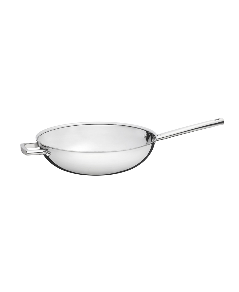 3-PLY STAINLESS STEEL WOK 34CM