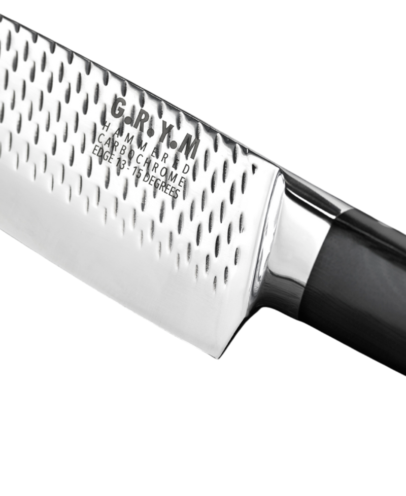 HAMMERED CARBOCHROME CHEFS KNIFE 20CM - GRYM