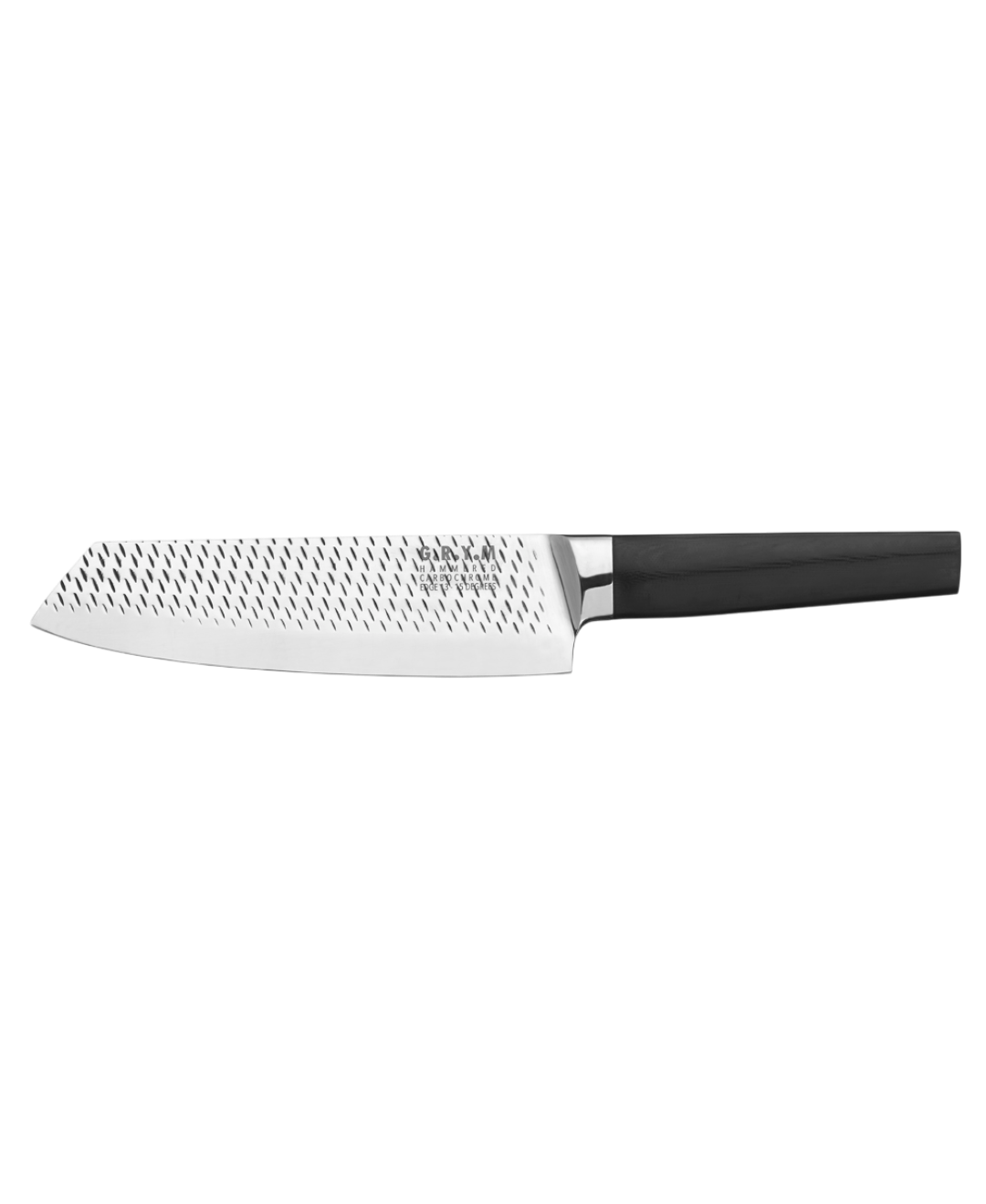 HAMMERED CARBOCHROME SANTOKU KNIFE 17CM - GRYM