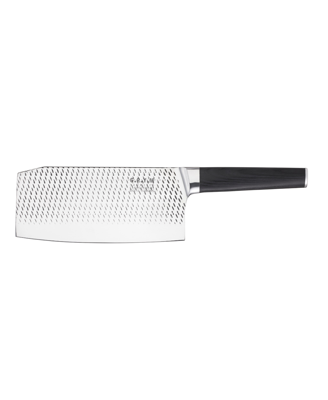 HAMMERED CARBOCHROME CHINESE CHEF'S KNIFE 18CM - GRYM