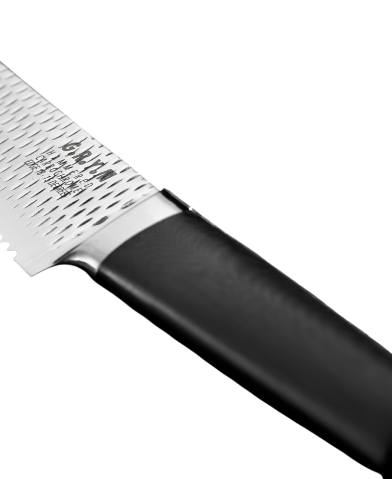 HAMMERED CARBOCHROME BREAD SAW 25CM - GRYM