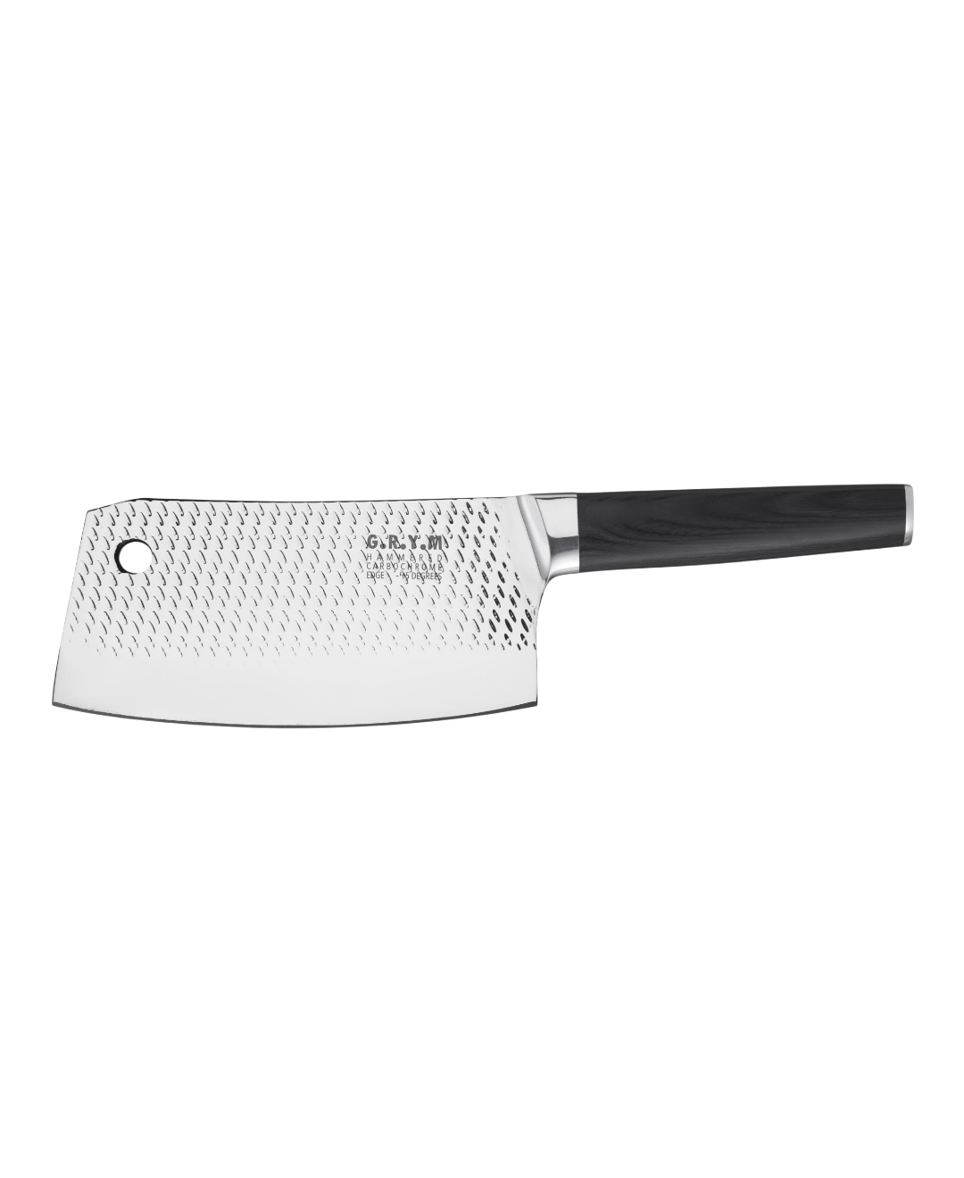 HAMMERED CARBOCHROME CLEAVER 16CM - GRYM