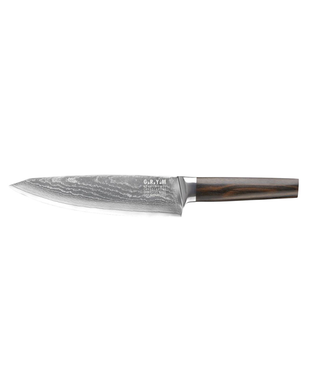 67 LAYERS DAMASCUS CHEFS KNIFE 20CM - GRYM