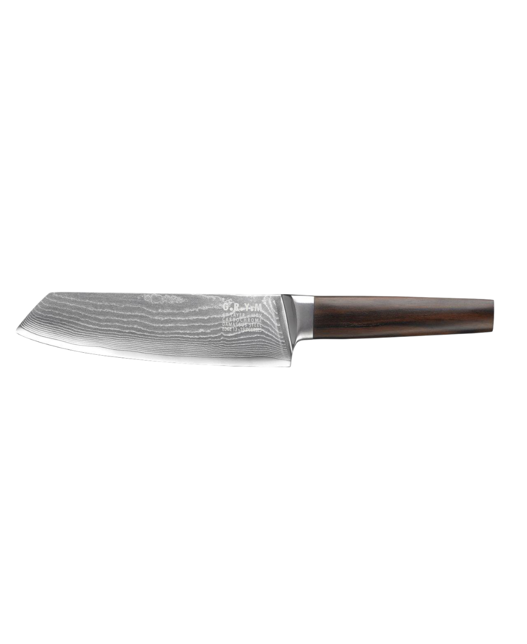 67 LAYERS DAMASCUS SANTOKU KNIFE 17CM - GRYM