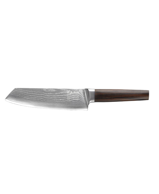 67 LAYERS DAMASCUS SANTOKU KNIFE 17CM - GRYM